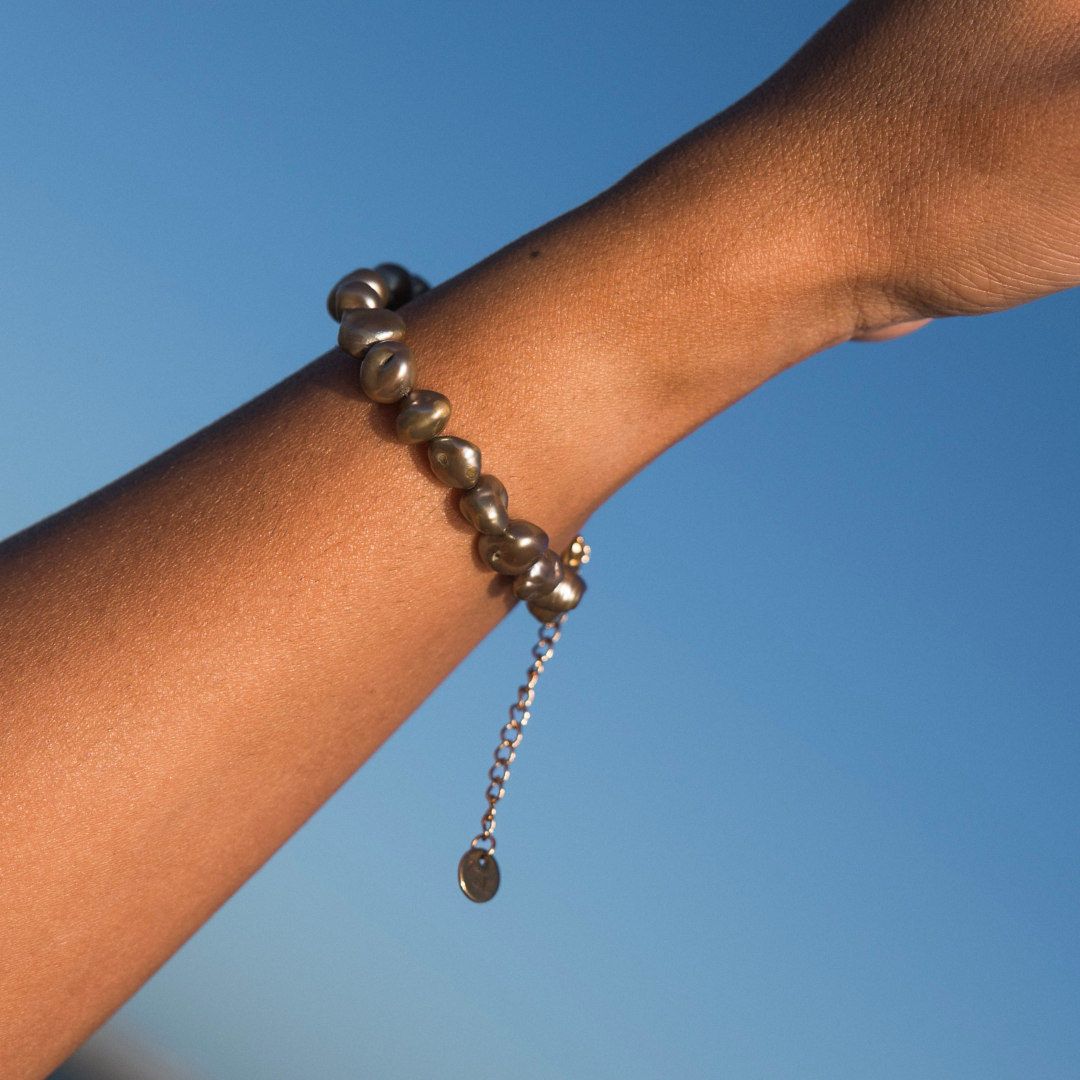 Verdant Freshwater Pearl Bracelet