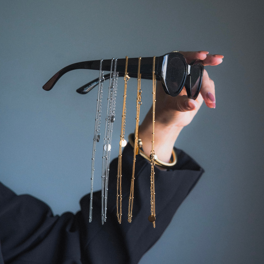 Sabina Satellite Chain Necklace | Gold