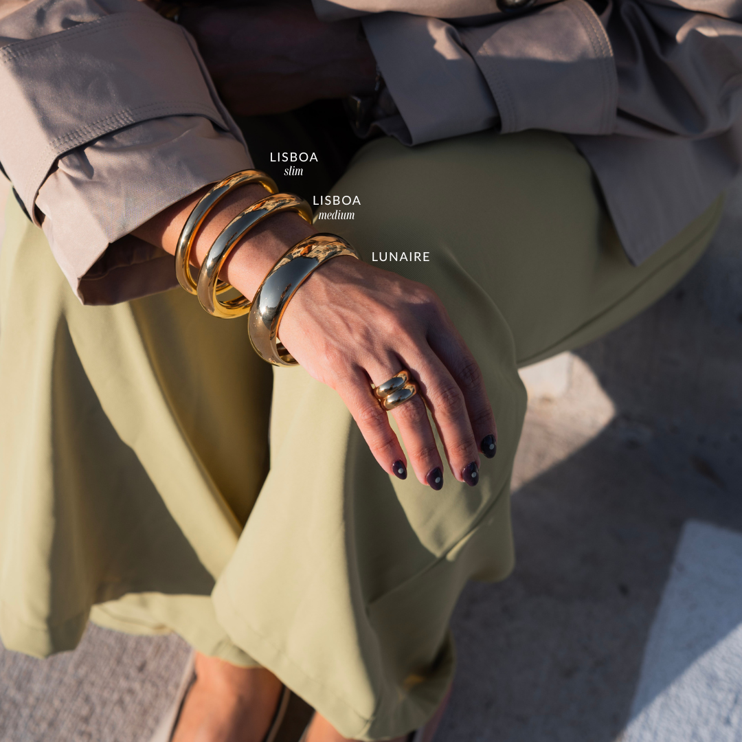 The Lisboa Bangle | Medium Thickness Edition (1.0cm Edition)