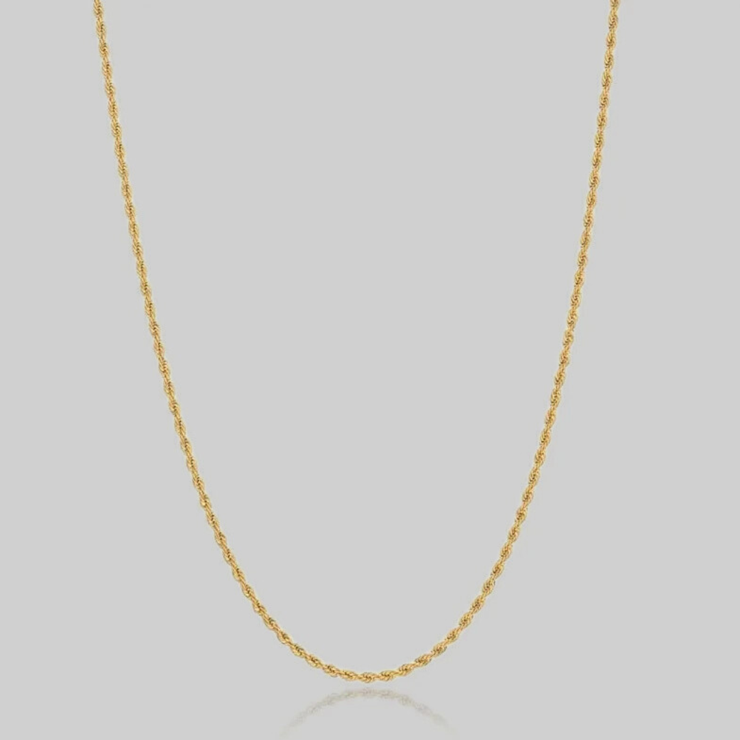 French Rope Necklace | Gold Hue