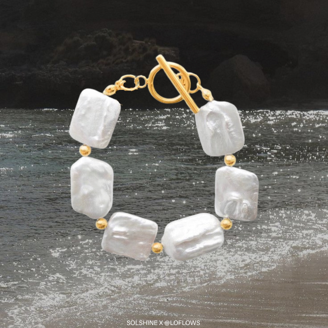 Embody Toggle Pearl Bracelet | Solshine X @Loflows