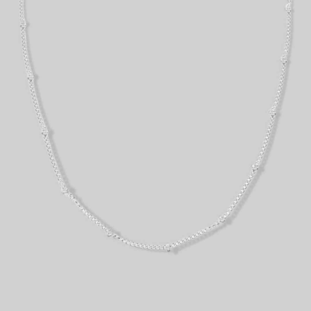 Sabina Satellite Chain Necklace | Silver