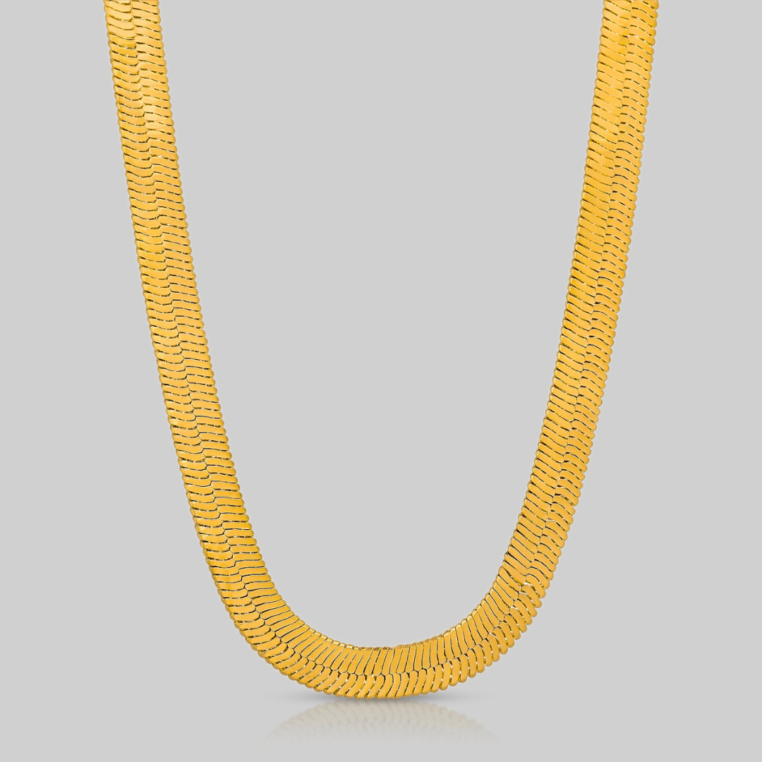 Heather 8mm Herringbone Necklace