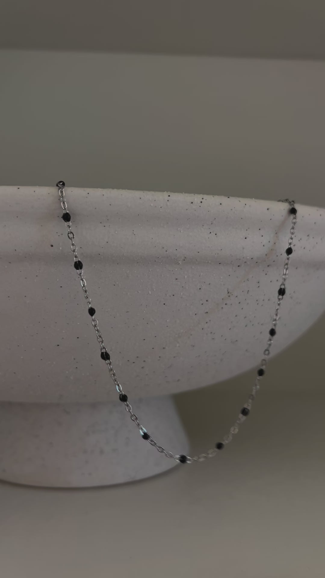 Noir Shorty Necklace | Silver