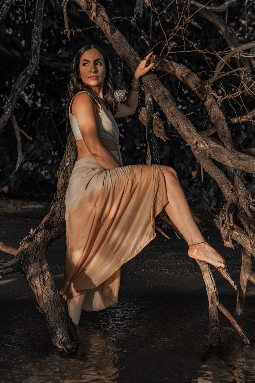 Camila Herringbone Chain Anklet