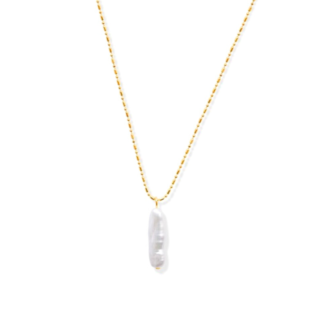 Biwa shop pearl pendant