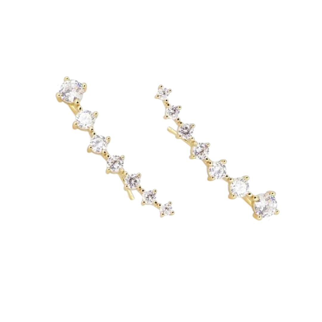 Aavin Statement Climber Earrings