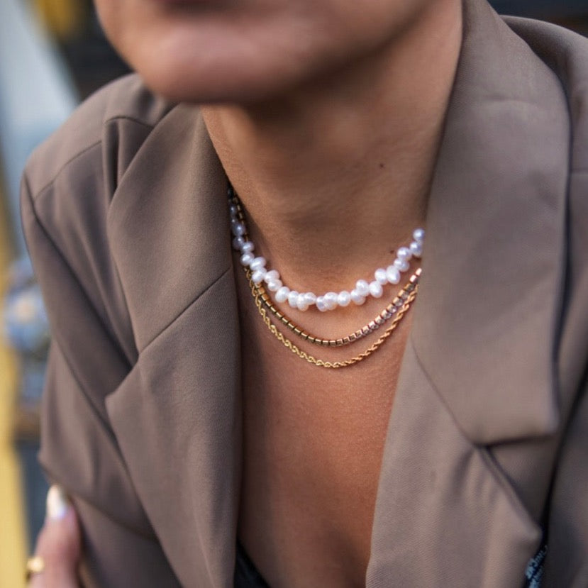 French Rope Necklace | Gold Hue