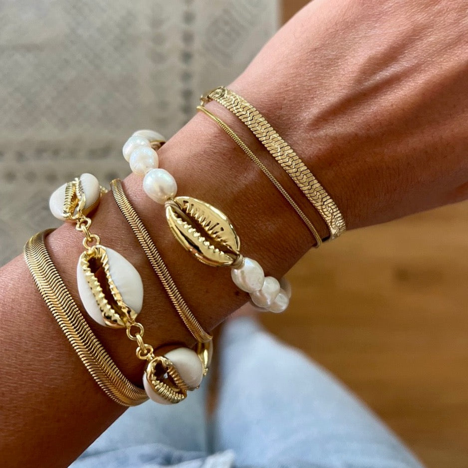 Martha Thick Snake Bracelet