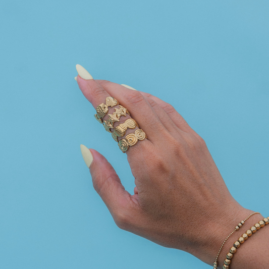 Mar de Oro Ring Set