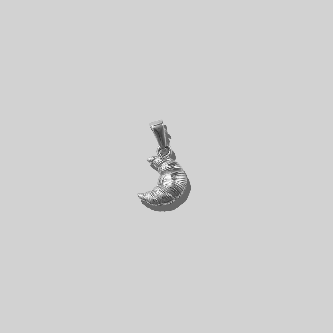 Croissant Charm | Silver Hue