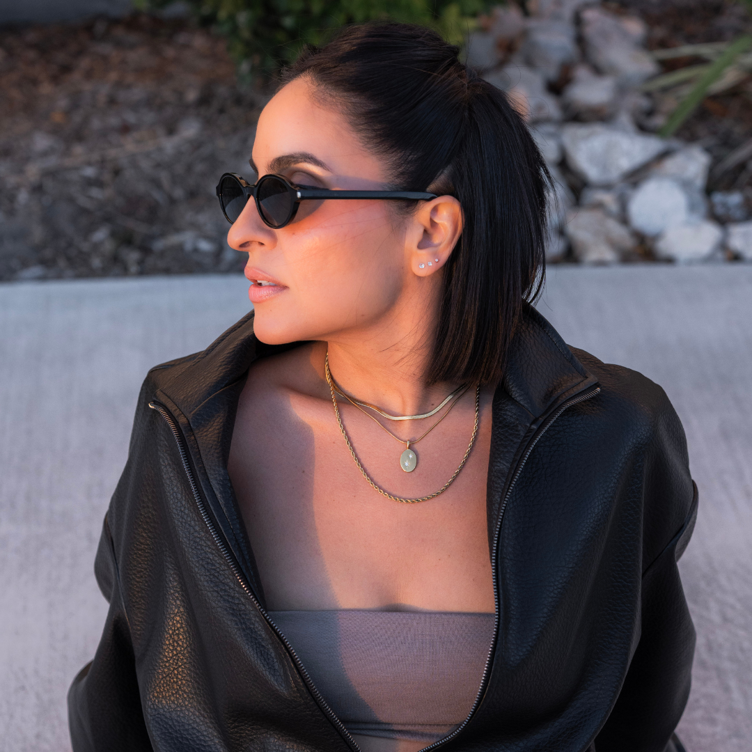 Trois Stud Earrings Set | Gold | 6 pieces