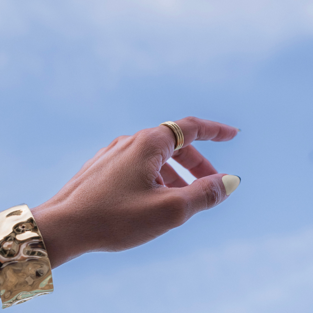 Triple Take Ring Set | Gold Hue