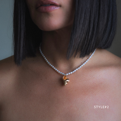 The Golden Hour Pearl Necklace - Limited Edition