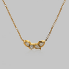 Pia Multi CZ Dainty Chain Necklace | Gold Hue