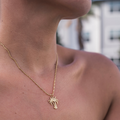 Still Standing Palm Necklace