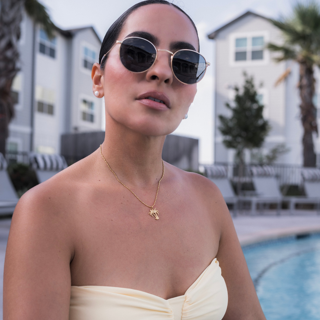 Still Standing Palm Necklace