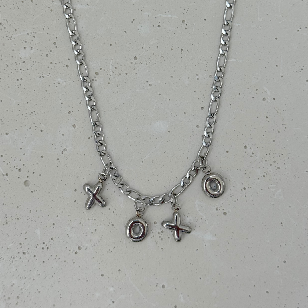 Dainty Multi-Charm Necklace | Silver Hue