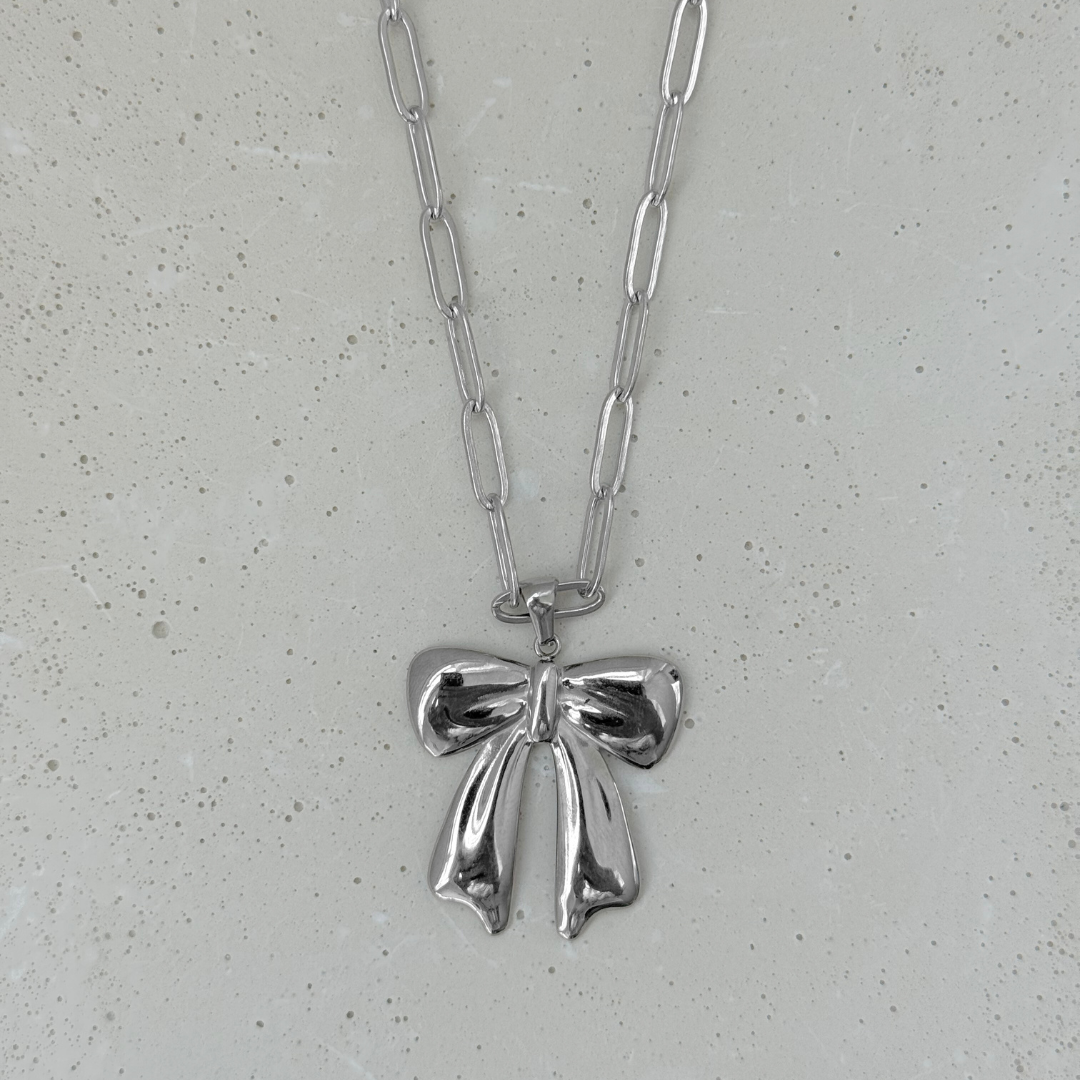 Custom Pendant Necklace | Silver Hue