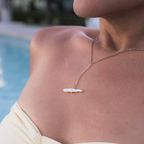 The Pause Lariat  Necklace
