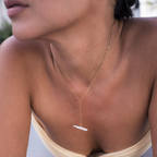 The Pause Lariat  Necklace