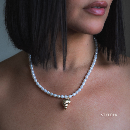 The Golden Hour Pearl Necklace - Limited Edition