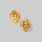 Eleanor Button Earrings