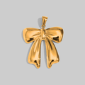 Bow Statement Pendant | Gold Hue