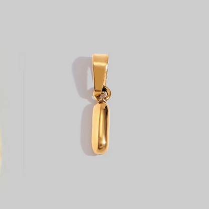 Bubble Letter Charms | Gold Hue