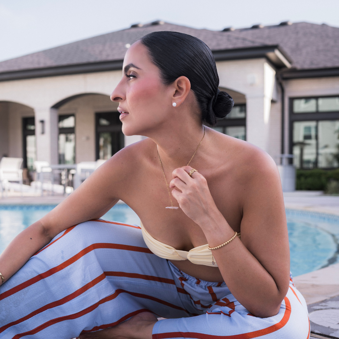 The Pause Lariat  Necklace