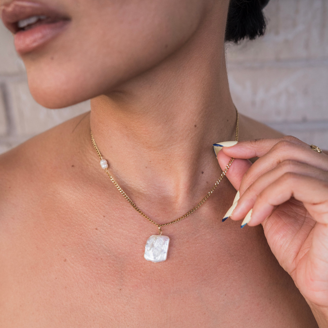 The Reroute Pearl Necklace