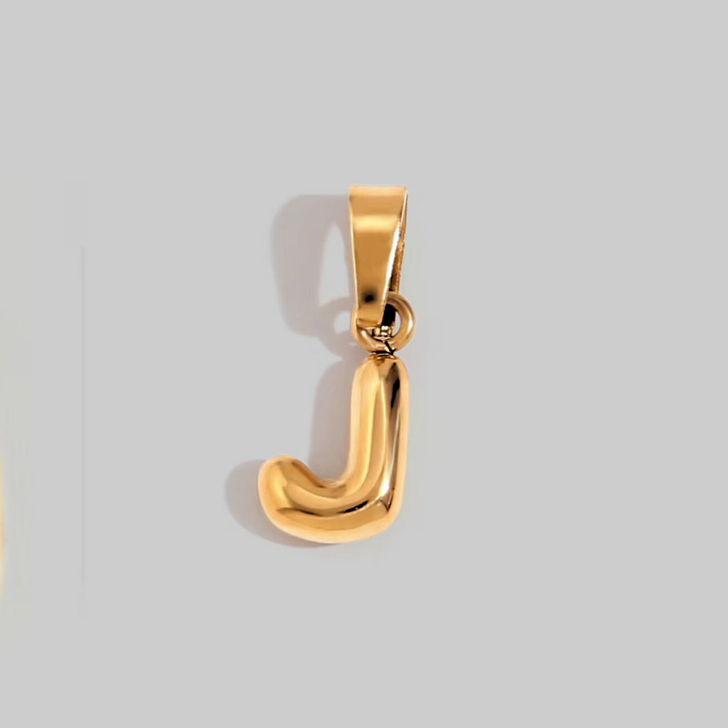 Bubble Letter Charms | Gold Hue