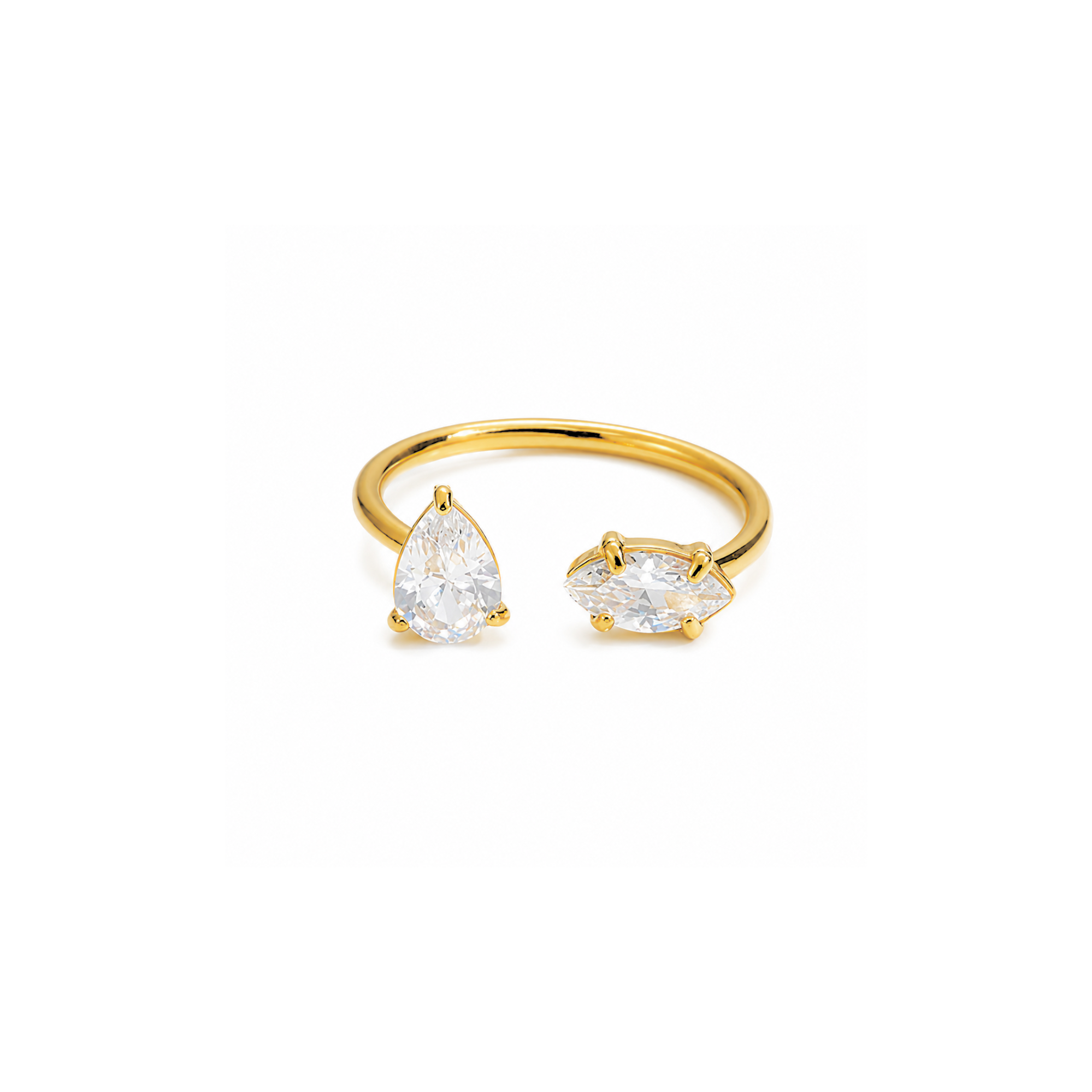 Pear Marquise Ring