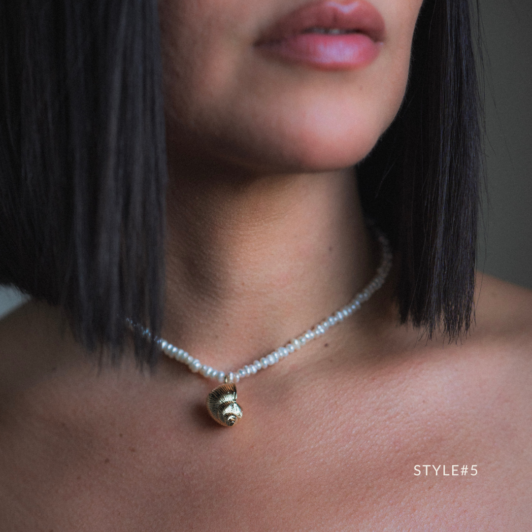 The Golden Hour Pearl Necklace - Limited Edition