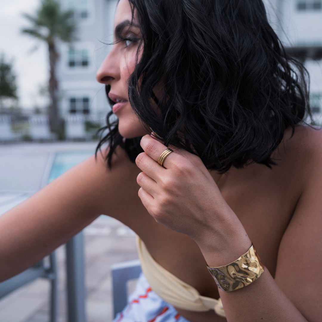 Triple Take Ring Set | Gold Hue