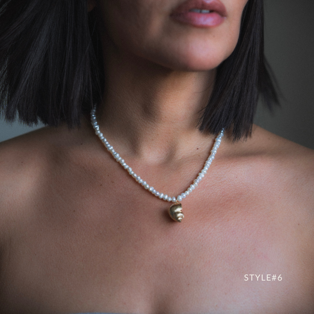The Golden Hour Pearl Necklace - Limited Edition