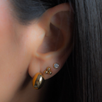 The Sculpted Trio Earring Set