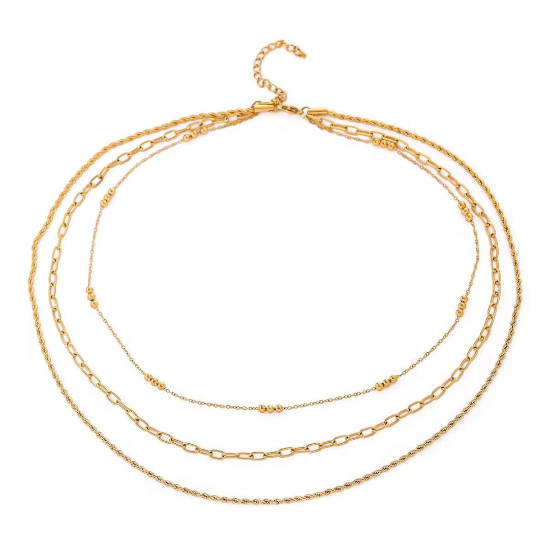 The Triple Icon Layered Necklace