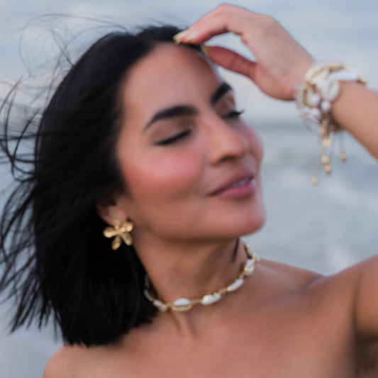 Coastal Muse Cowrie Shell Choker