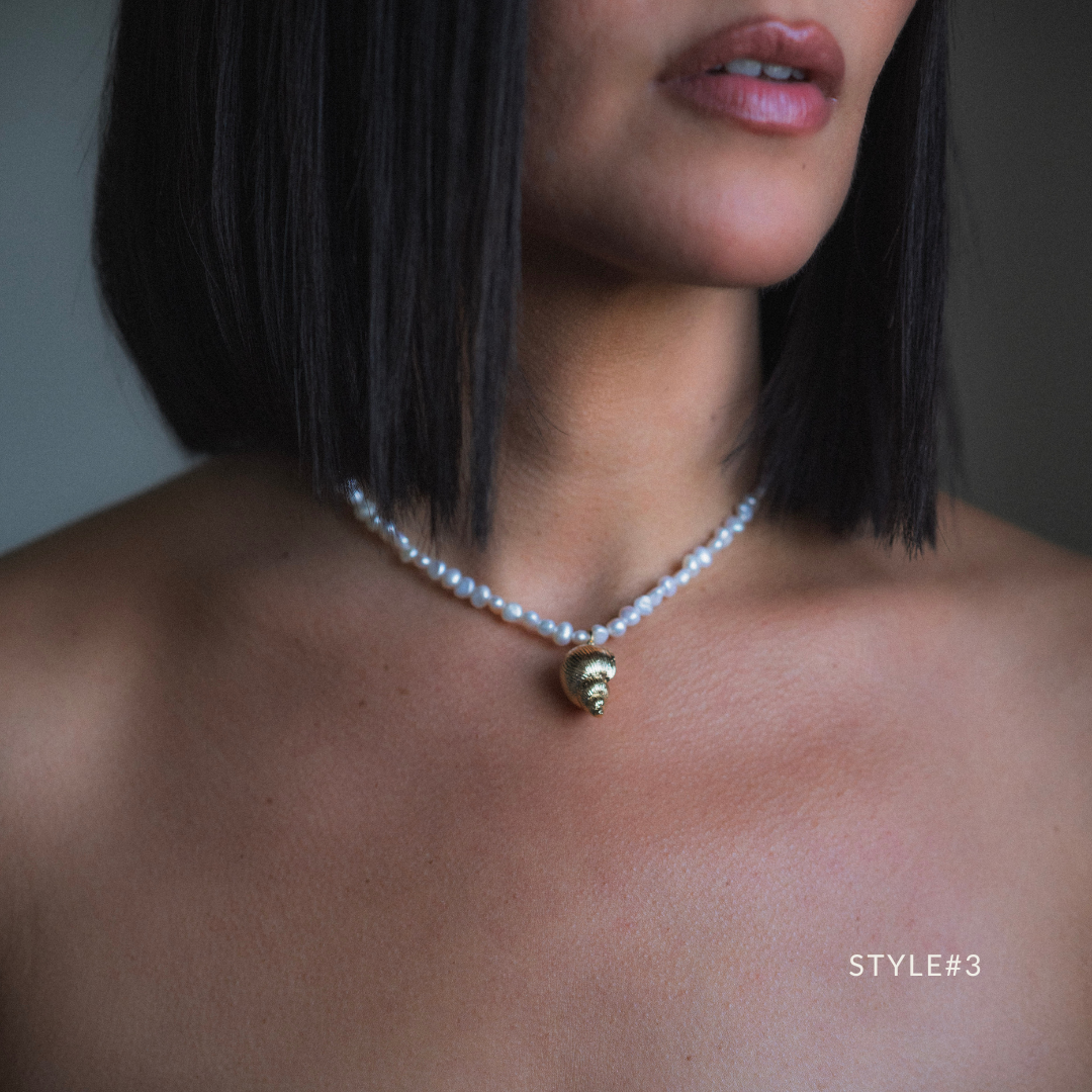 The Golden Hour Pearl Necklace - Limited Edition
