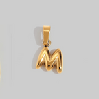 Bubble Letter Charms | Gold Hue