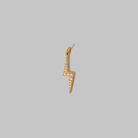 CZ Bolt Dainty Charm