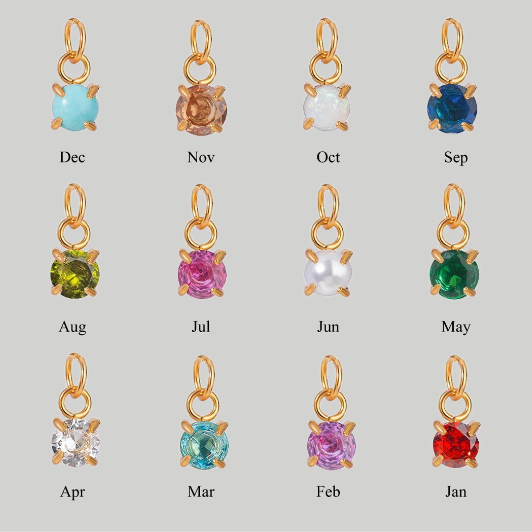 Birthstone Dainty Charms