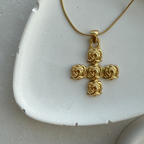 Rosis Cross Necklace