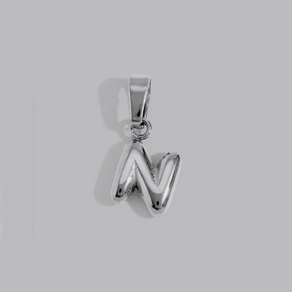 Bubble Letter Charms | Silver Hue