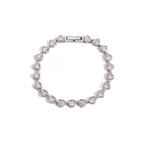 Reign Treat Heart Tennis Bracelet | Gold or Silver