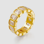 The Facet Eternity Band | Baguette