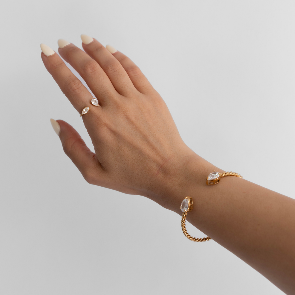 Pear Marquise Ring