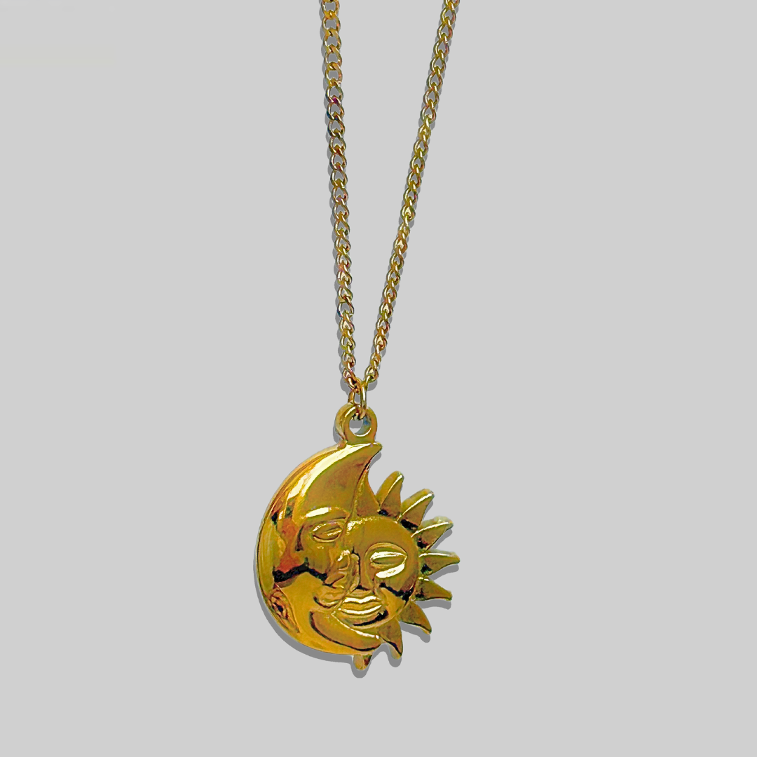 The Eclipse Necklace | Gold Hue