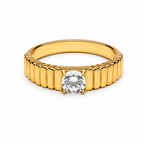 The Interval Ring | Gold Hue